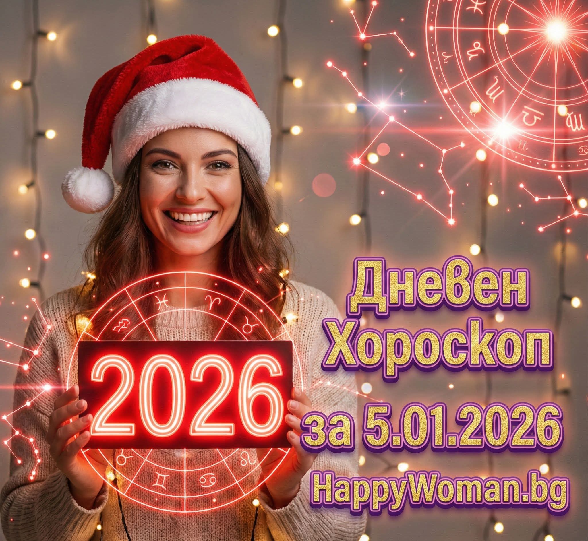 Дневен Хороскоп за 5.01.2026 - понеделник Дневен Хороскоп за 5.01.2026 – понеделник