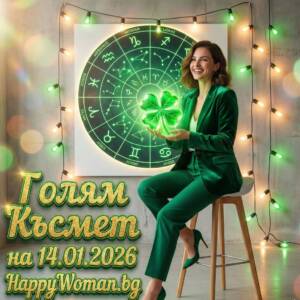 Великолепна Сряда: започва Златна Ера с Късмет от 14.01.2026 в живота на 7 зодии Великолепна Сряда: започва Златна Ера с Късмет от 14.01.2026 в живота на 7 зодии