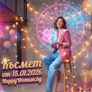Феноменален Четвъртък: Вълна от Щастие и Голям Късмет от 15.01.2026 за 8 Зодии Феноменален Четвъртък: Вълна от Щастие и Голям Късмет от 15.01.2026 за 8 Зодии