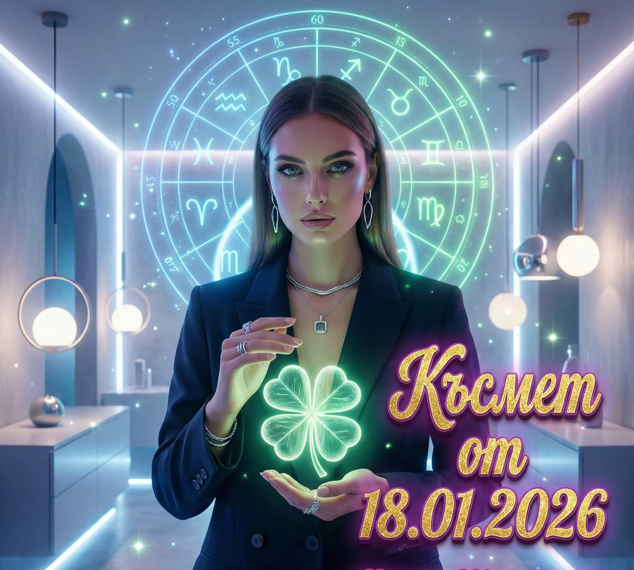 Величествена Неделя: Златен период с Реки от Пари и Мощен Късмет от 18.01.2026 за 7 зодии Величествена Неделя: Златен период с Реки от Пари и Мощен Късмет от 18.01.2026 за 7 зодии