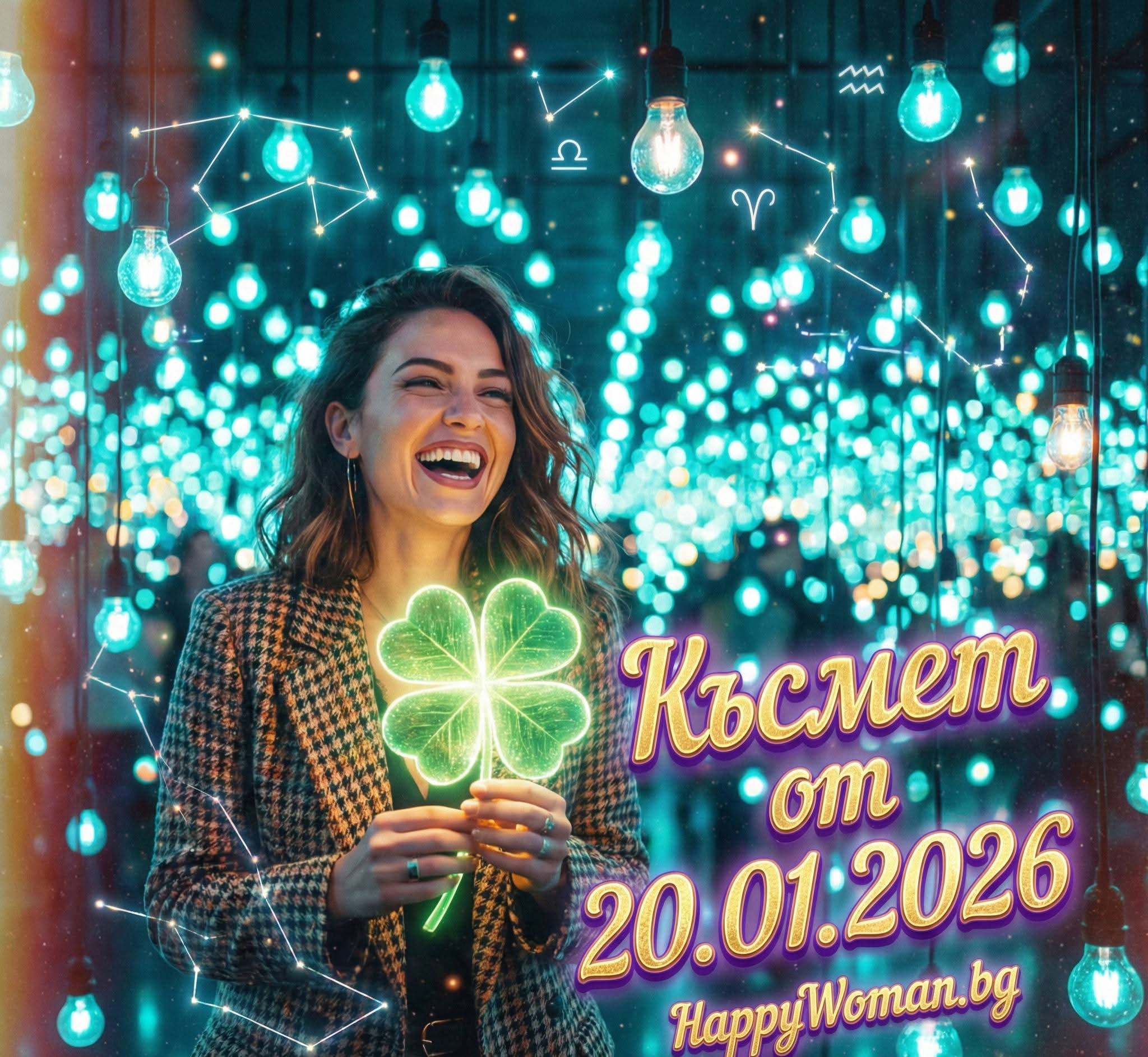 Чуден Вторник: Вселената изпраща Дъжд от Щастие и Късмет от 20.01.2026 за 8 зодии Чуден Вторник: Вселената изпраща Дъжд от Щастие и Късмет от 20.01.2026 за 8 зодии