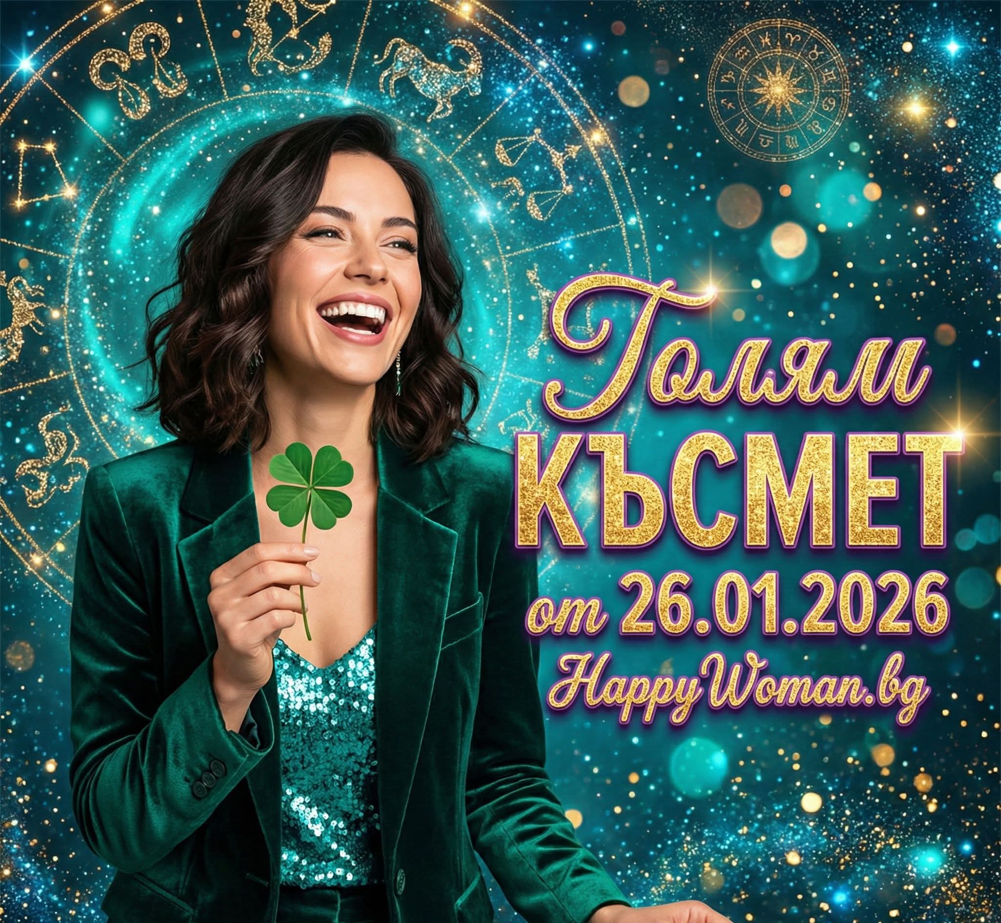 Златен Понеделник: Седмица започва с Ударно Голям Късмет от 26.01.2026 за 8 зодии Късмет от 26.01.2026