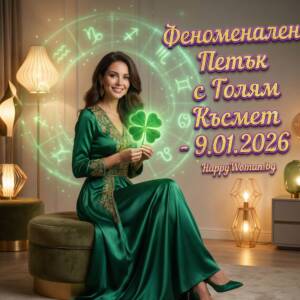 Феноменален Петък: Вълна от Щастие и Голям Късмет от 9.01.2026 за 6 Зодии
