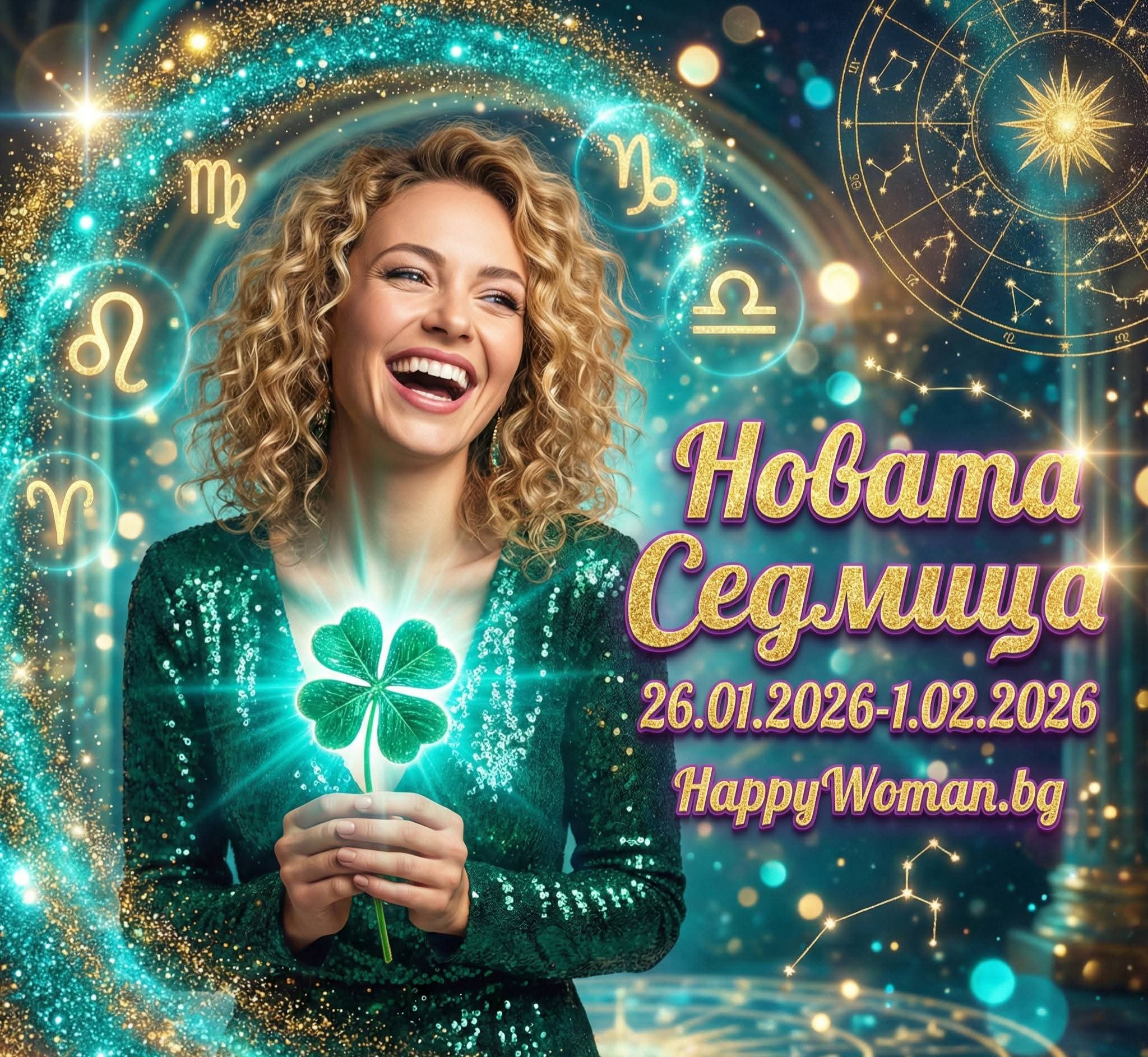 Реки от Щастие и Огромен Късмет през Новата Седмица 26.01.2026-1.02.2026 за 7 зодии Новата Седмица 26.01.2026-1.02.2026