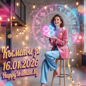 Късметче за 16.01.2026 за всяка зодия Късметче за 16.01.2026 за всяка зодия
