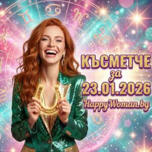 Късметче за 23.01.2026 за всяка зодия Късметче за 23.01.2026 за всяка зодия