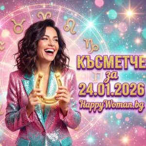 Късметче за 24.01.2026 за всяка зодия Късметче за 24.01.2026 за всяка зодия