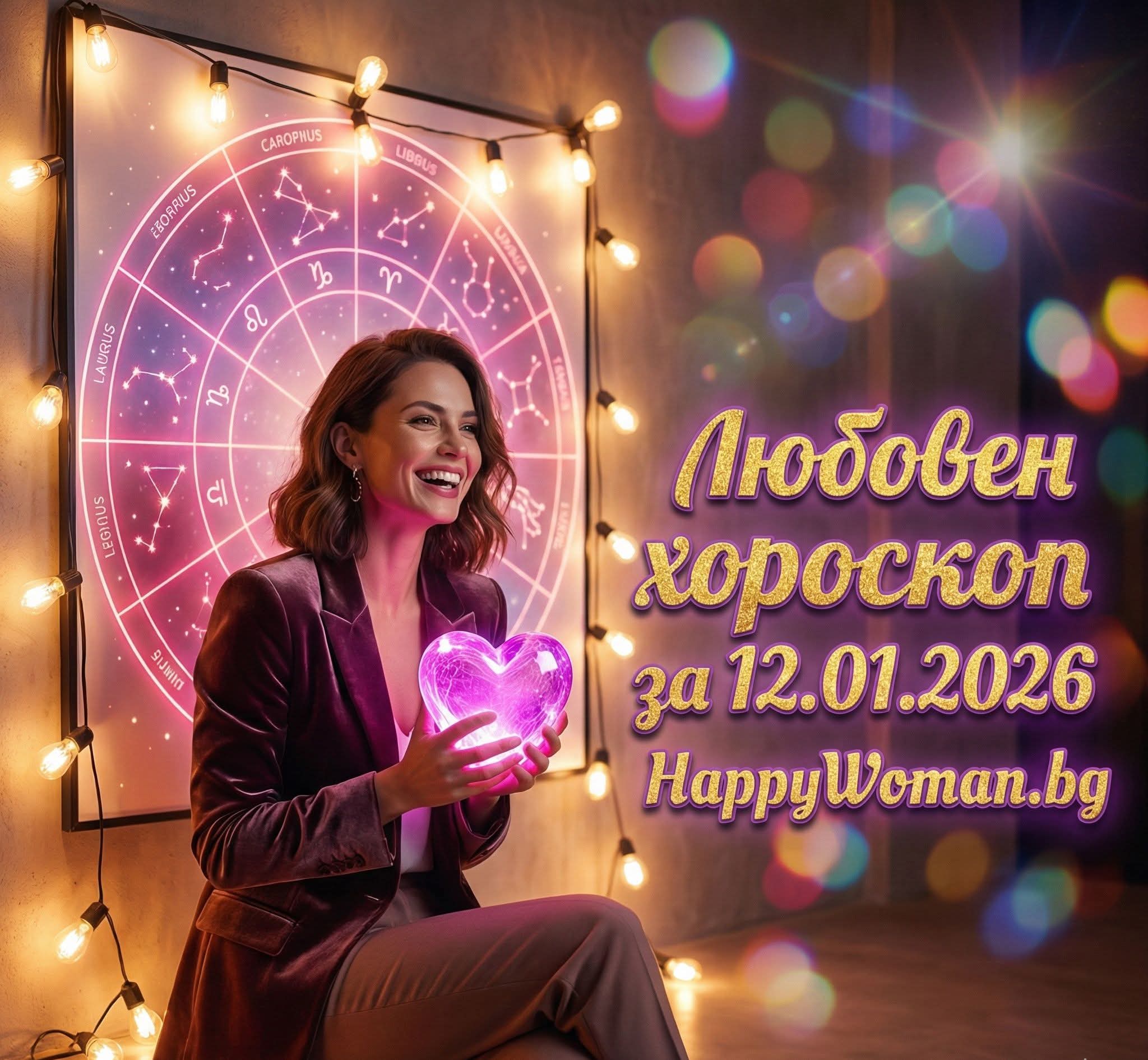 Любовен хороскоп за 12.01.2026 за всяка зодия Любовен хороскоп за 12.01.2026 за всяка зодия