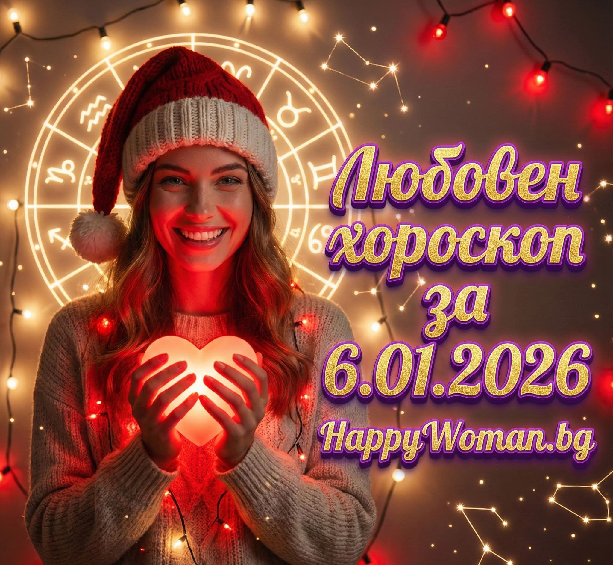 Любовен хороскоп за 6.01.2026 за всяка зодия