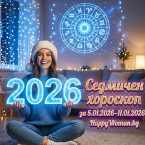 Седмичен хороскоп за 5.01.2026-11.01.2026 за всяка зодия Седмичен хороскоп за 5.01.2026-11.01.2026 за всяка зодия