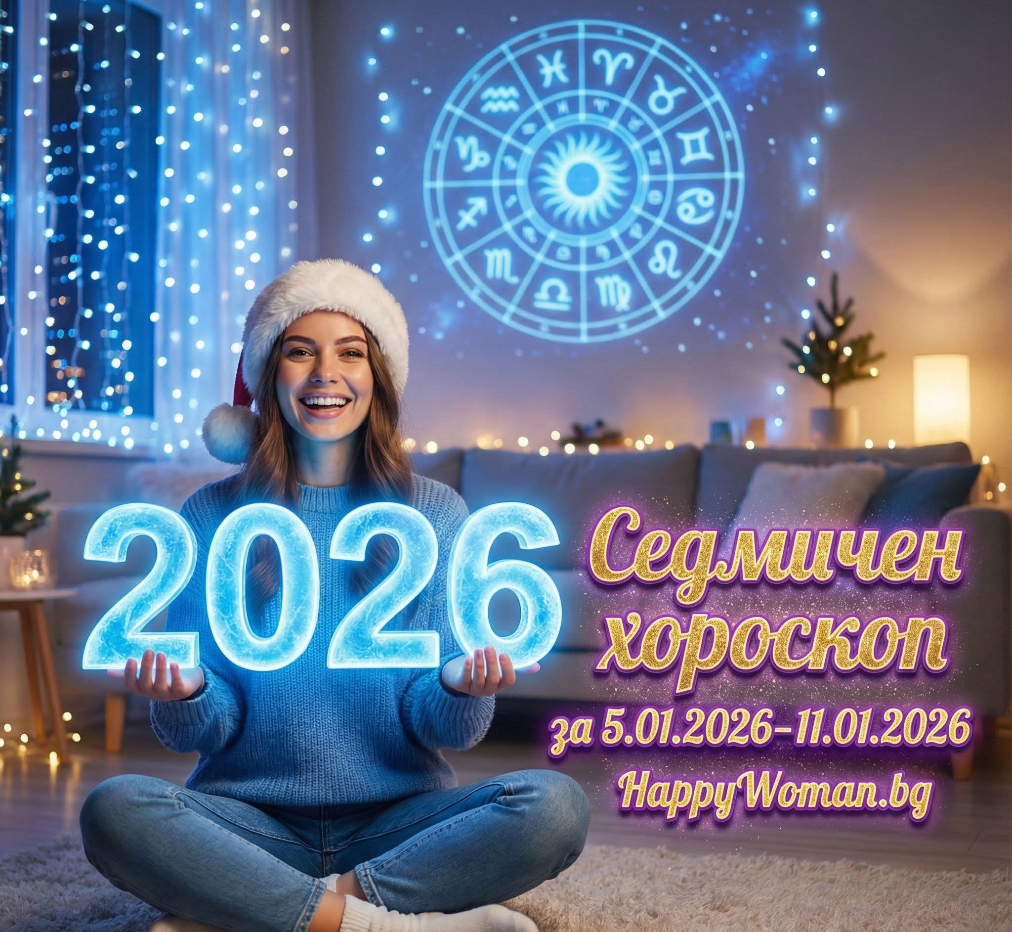 Седмичен хороскоп за 5.01.2026-11.01.2026 за всяка зодия