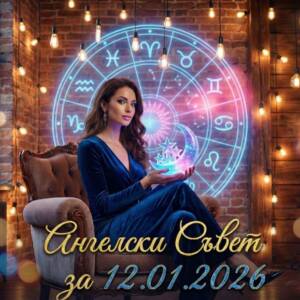 Ангелски Съвет за 12.01.2026 за всяка зодия Ангелски Съвет за 12.01.2026 за всяка зодия