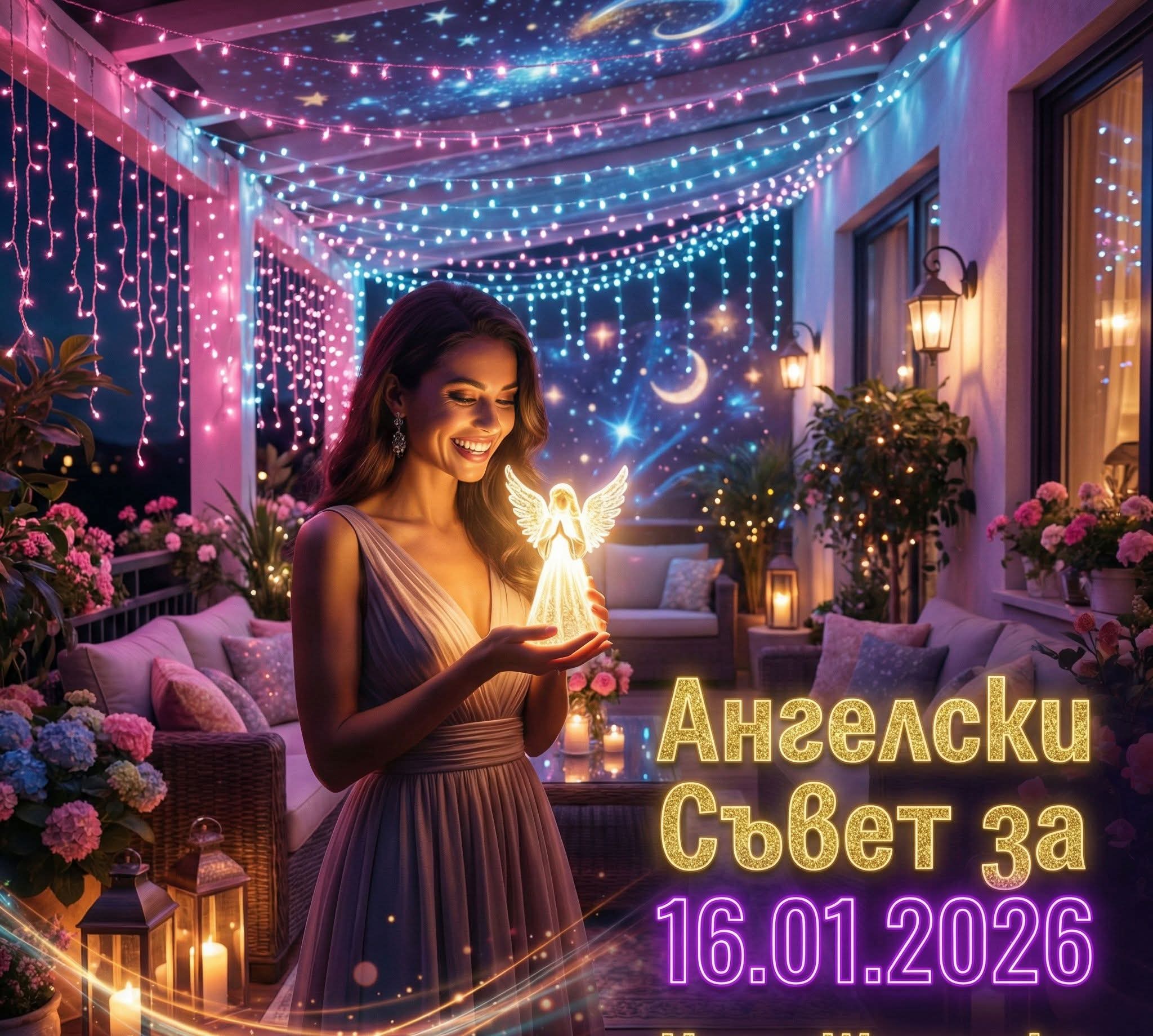 Ангелски Съвет за 16.01.2026 за всяка зодия Ангелски Съвет за 16.01.2026 за всяка зодия