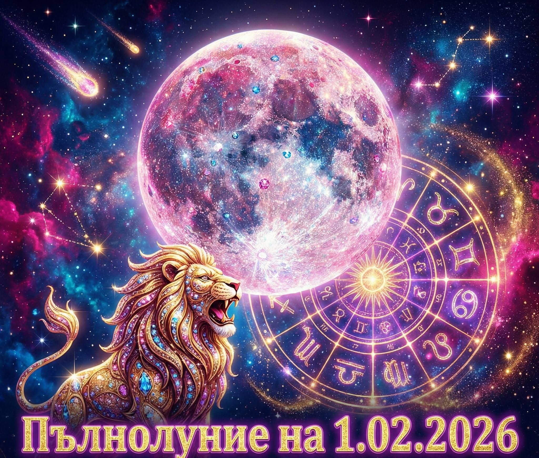 Мощно съдбоносно Пълнолуние на 1.02.2026: 5 зодии ще бъдат Позлатени от Успех и Късмет Мощно съдбоносно Пълнолуние на 1.02.2026 / снимка с авторски права на списание HappyWoman.bg