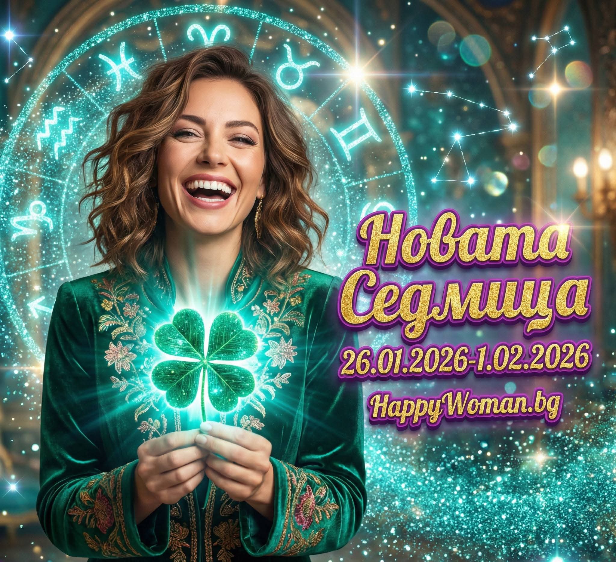 Реки от Щастие и Огромен Късмет през Новата Седмица 26.01.2026-1.02.2026 за 7 зодии Новата Седмица 26.01.2026-1.02.2026