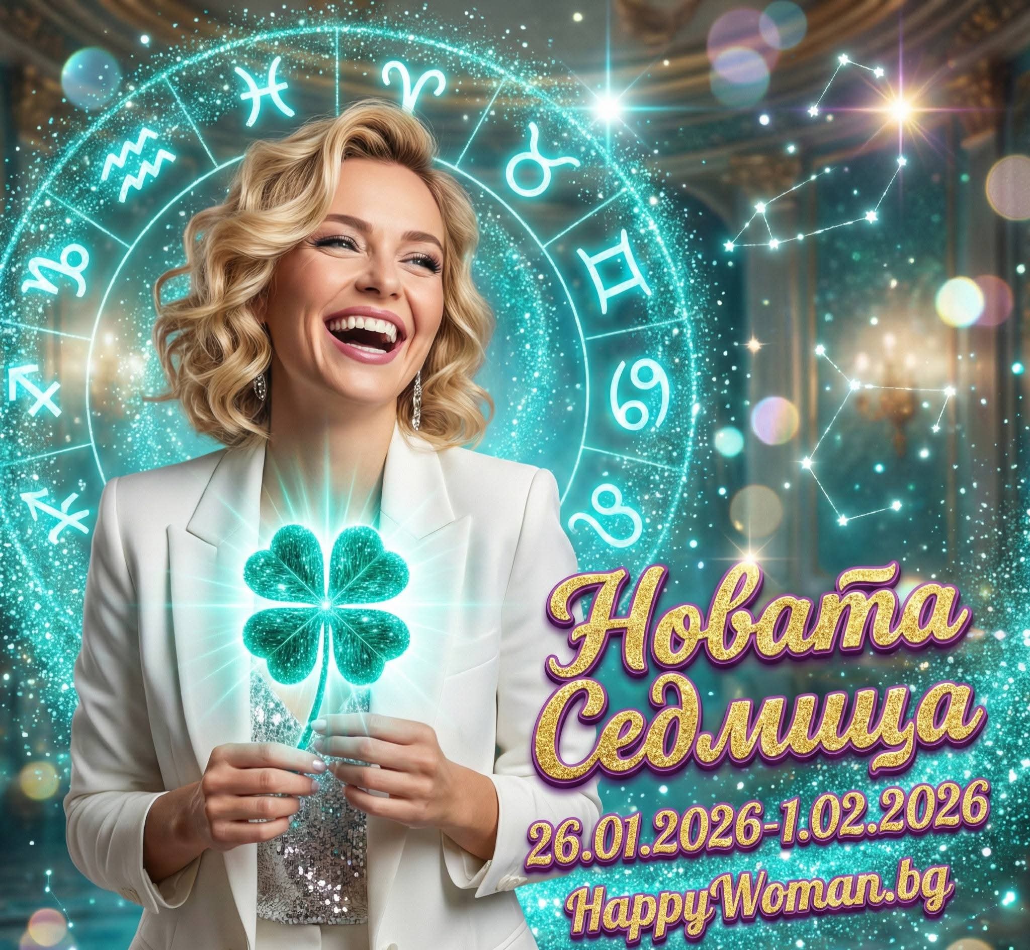 Реки от Щастие и Огромен Късмет през Новата Седмица 26.01.2026-1.02.2026 за 7 зодии Новата Седмица 26.01.2026-1.02.2026