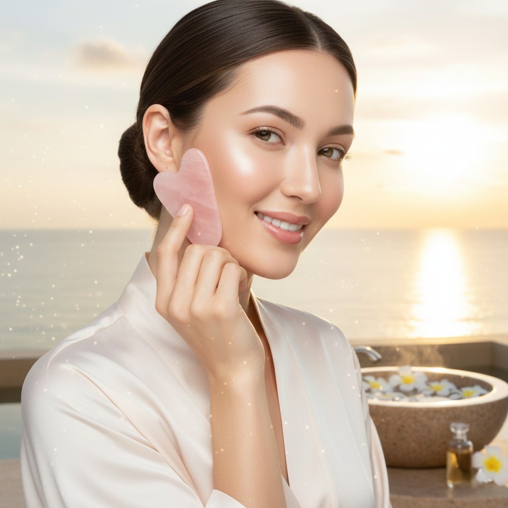 Гуа ша масаж: камъкът, който постига с лицето ни ефект като от филтър ✨ Защо Гуа Ша масажа е най-добрият приятел на лицето ти?