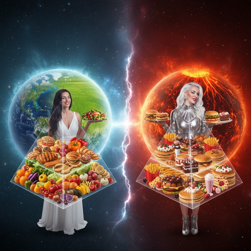 Новата хранителна пирамида, която всъщност ни харесва: край на мъченията с храненето! Старата vs. Новата хранителна пирамида: Сякаш са от различни планети!