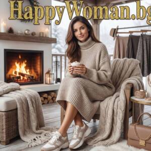 Тренд, който няма да игнорираш: Елегантни рокли и спортни обувки през зимата