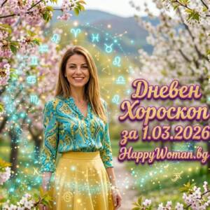 Дневен Хороскоп за 1.03.2026 - неделя Дневен Хороскоп за 1.03.2026 - неделя