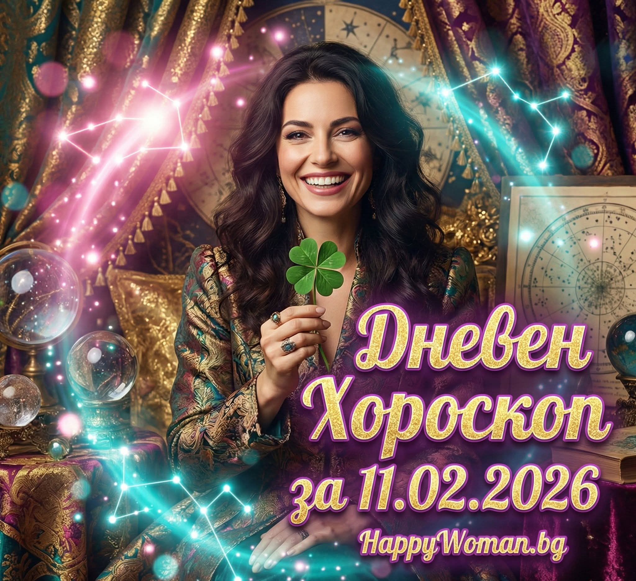 Дневен Хороскоп за 11.02.2026 - сряда Дневен Хороскоп за 11.02.2026 – сряда