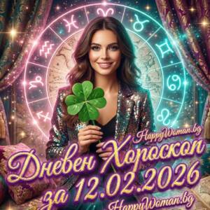 Дневен Хороскоп за 12.02.2026 - четвъртък Дневен Хороскоп за 12.02.2026 - четвъртък