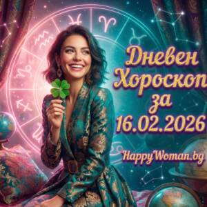 Дневен Хороскоп за 16.02.2026 - понеделник Дневен Хороскоп за 16.02.2026 - понеделник