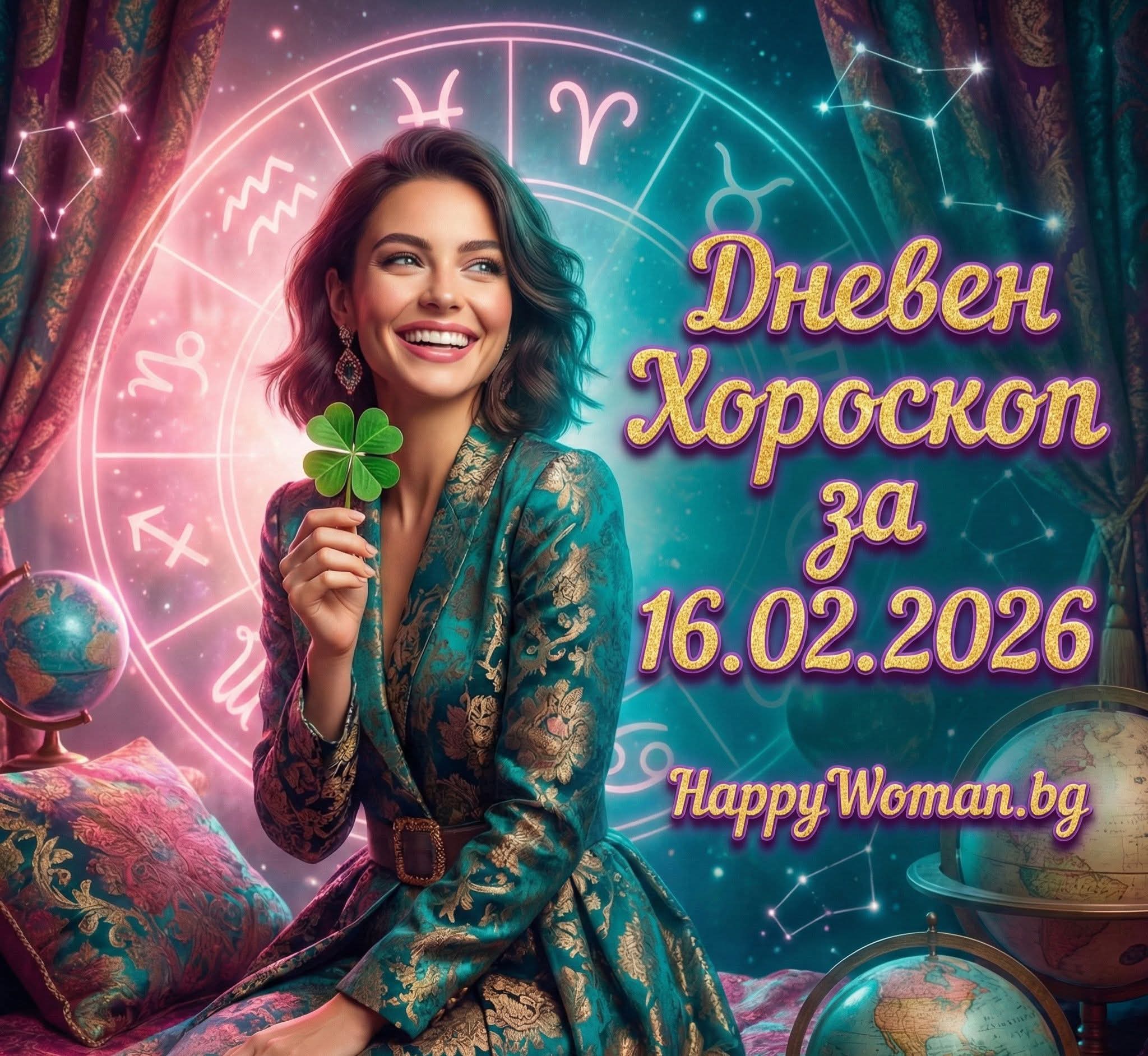 Дневен Хороскоп за 16.02.2026 - понеделник Дневен Хороскоп за 16.02.2026 – понеделник