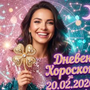 Дневен Хороскоп за 20.02.2026 - петък Дневен Хороскоп за 20.02.2026 - петък