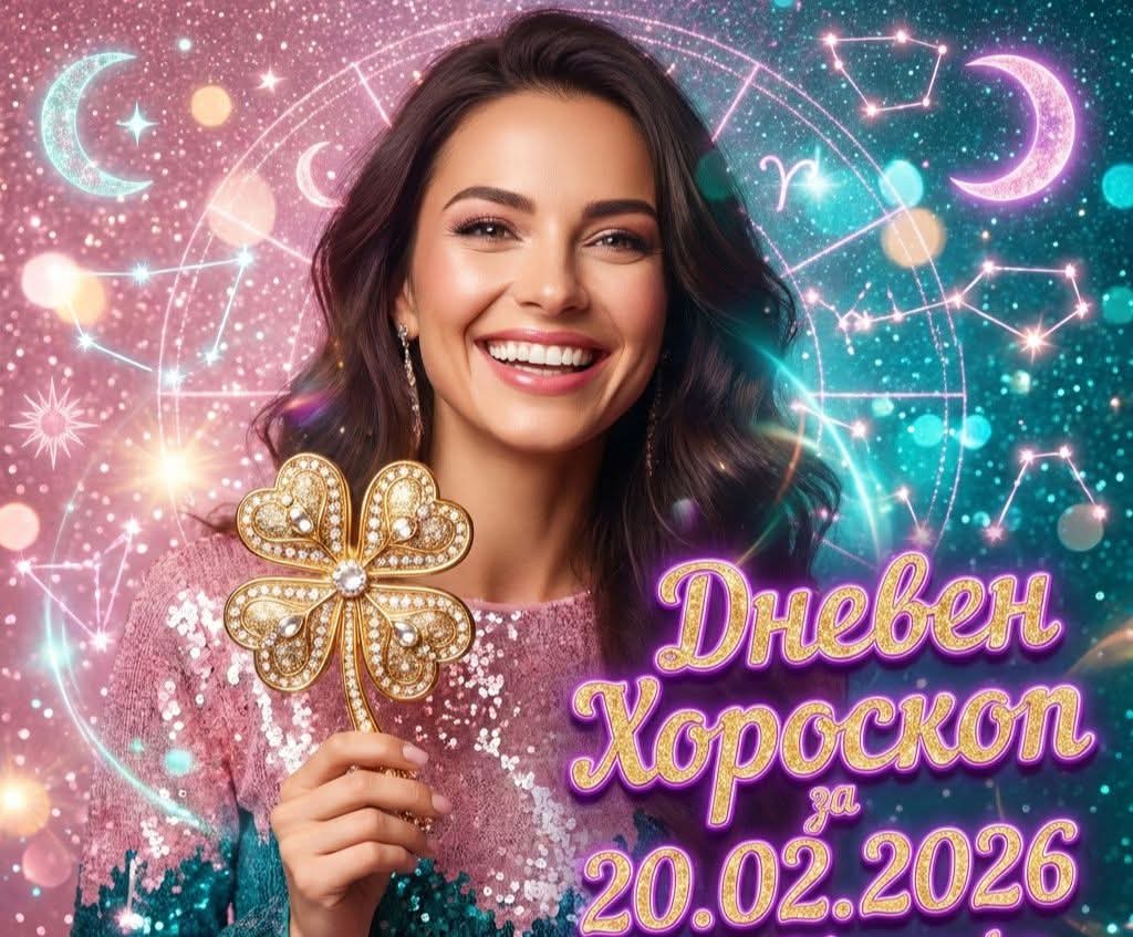 Дневен Хороскоп за 20.02.2026 - петък Дневен Хороскоп за 20.02.2026 – петък