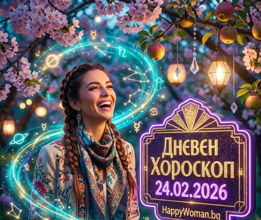 Дневен Хороскоп за 24.02.2026 - вторник Дневен Хороскоп за 24.02.2026 – вторник