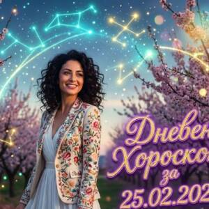 Дневен Хороскоп за 25.02.2026 - сряда Дневен Хороскоп за 25.02.2026 - сряда