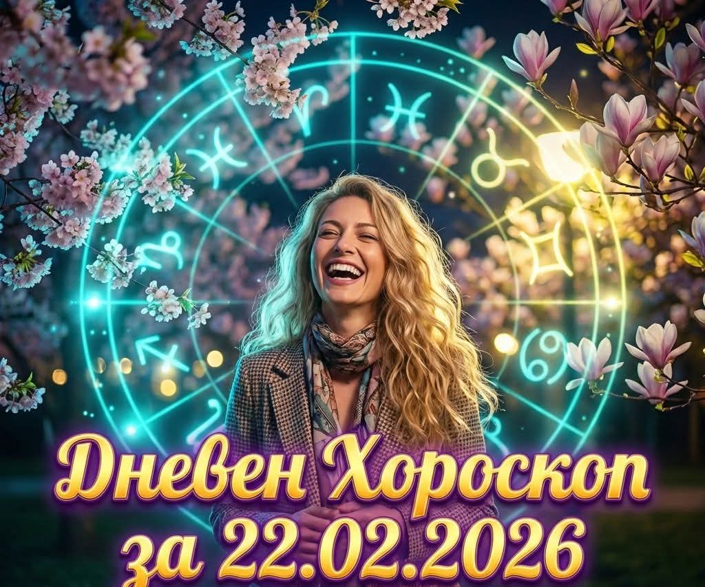 Дневен Хороскоп за 22.02.2026 - Неделя Дневен Хороскоп за 22.02.2026 – Неделя