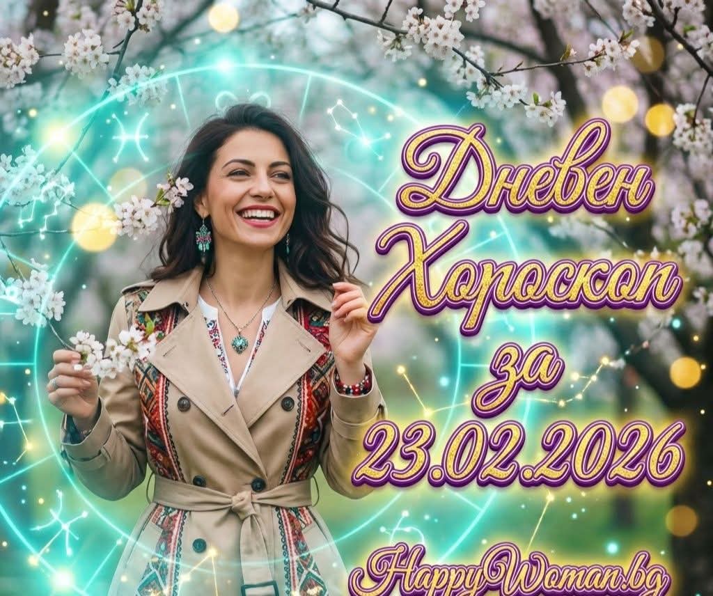 Дневен Хороскоп за 23.02.2026 - понеделник Дневен Хороскоп за 23.02.2026 – понеделник