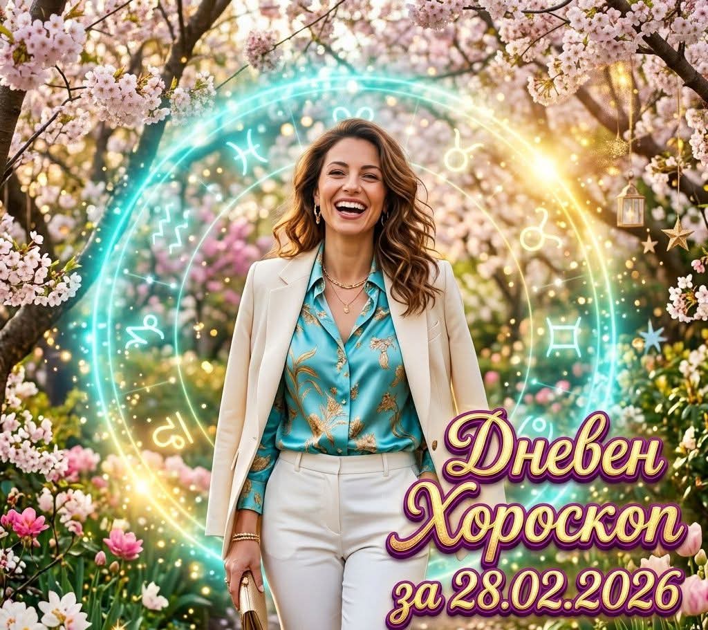 Дневен Хороскоп за 28.02.2026 - събота Дневен Хороскоп за 28.02.2026 – събота