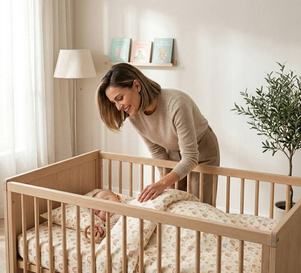 Какво спално бельо е подходящо за бебета и как да изберем всичко необходимо за спане и кошарата Какво спално бельо е подходящо за бебета и как да изберем всичко необходимо за спане и кошарата / снимка с авторски права на списание HappyWoman.bg