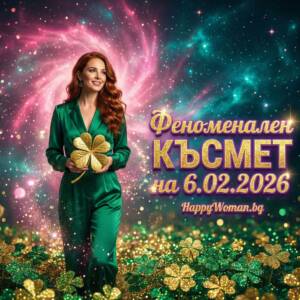 Мощна Енергия в Петък: Голям Късмет на 6.02.2026 изпраща Вселената на 6 зодии