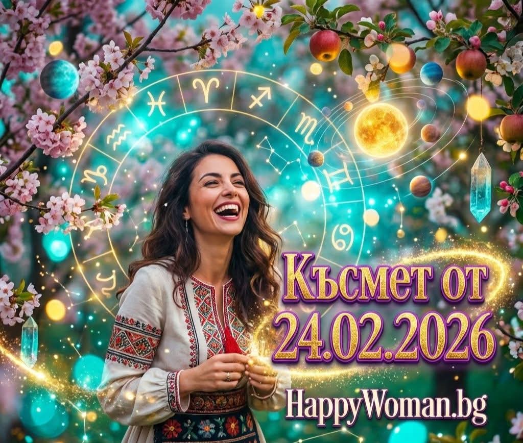 Невероятен Късмет от 24.02.2026: Денят, който отваря Златни Врати за 8 зодии Невероятен Късмет от 24.02.2026: Денят, който отваря Златни Врати за 8 зодии