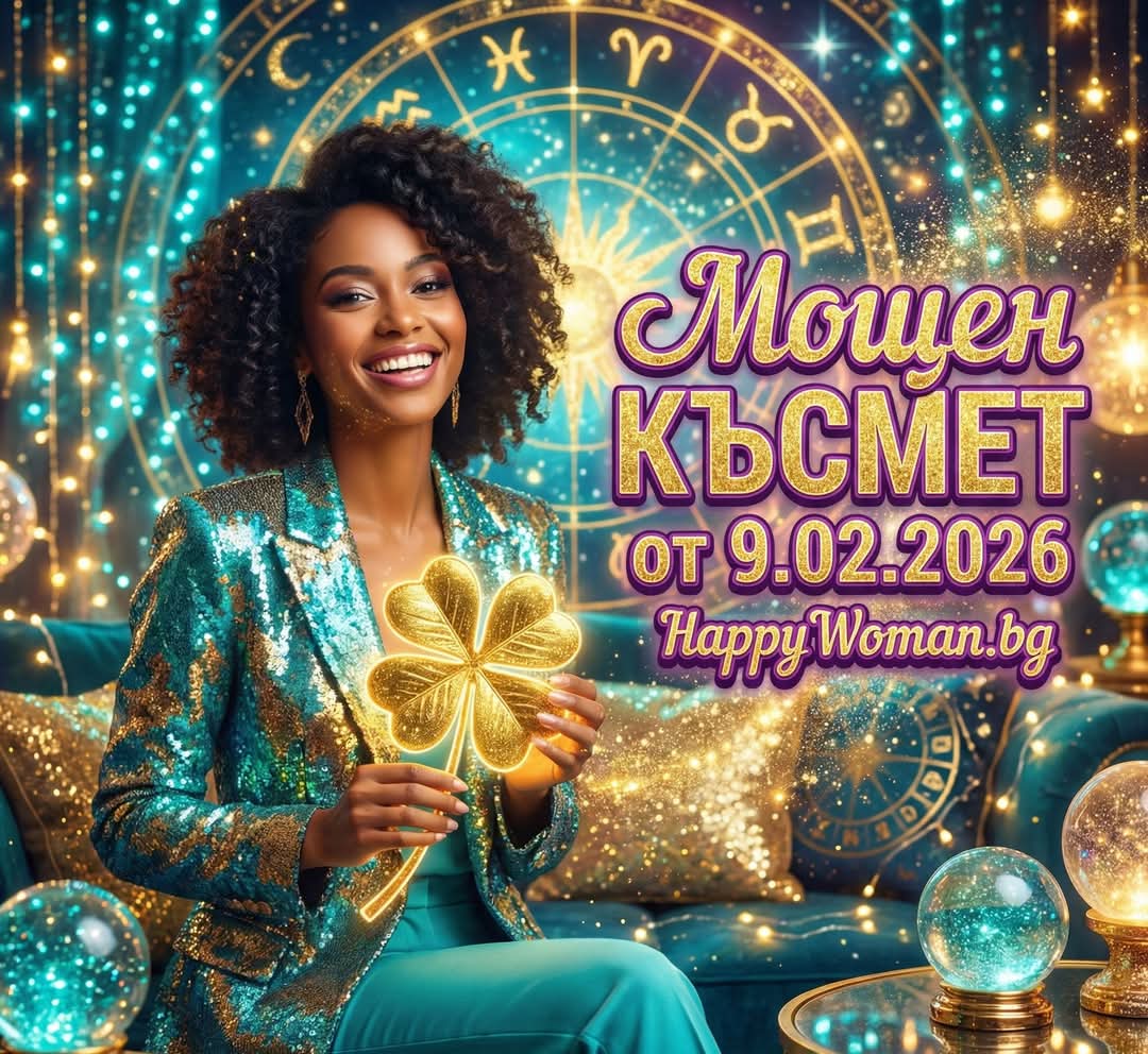 Океан от Успех и Огромен Късмет от 9.02.2026: 7 зодии ще бъдат Галениците на Съдбата Океан от Успех и Огромен Късмет от 9.02.2026: 7 зодии ще бъдат Галениците на Съдбата