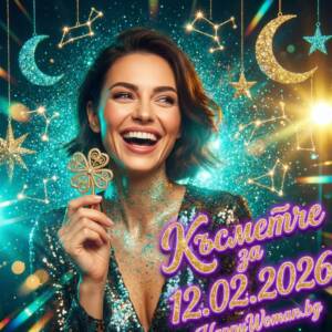 Късметче за 12.02.2026 за всяка зодия Късметче за 12.02.2026 за всяка зодия