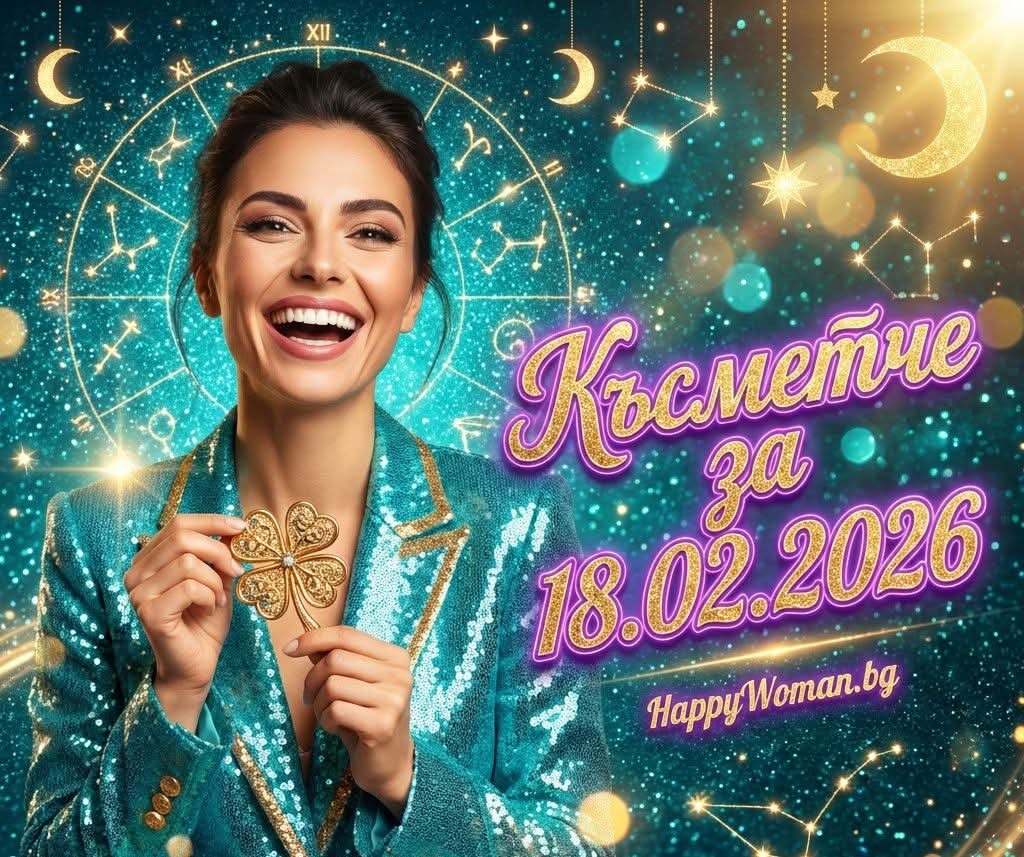 Късметче за 18.02.2026 за всяка зодия Късметче за 18.02.2026 за всяка зодия