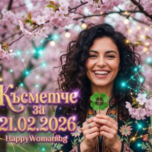 Късметче за 21.02.2026 за всяка зодия Късметче за 21.02.2026 за всяка зодия