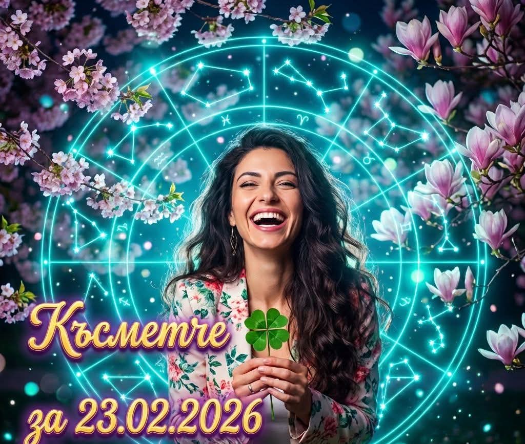 Късметче за 23.02.2026 за всяка зодия Късметче за 23.02.2026 за всяка зодия