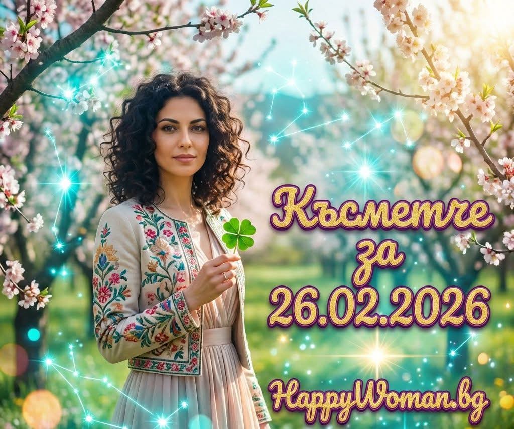 Късметче за 26.02.2026 за всяка зодия Късметче за 26.02.2026 за всяка зодия