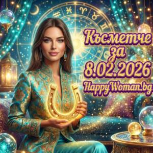 Късметче за 8.02.2026 за всяка зодия Късметче за 8.02.2026 за всяка зодия