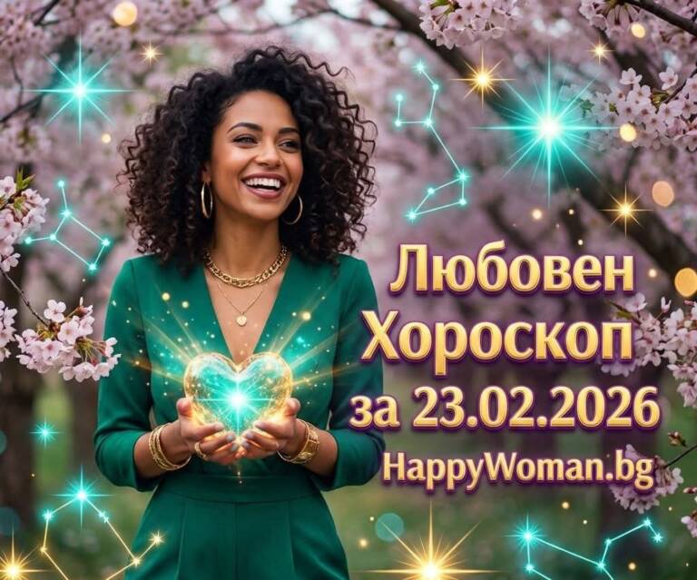 Любовен хороскоп за 23.02.2026 - Понеделник Любовен хороскоп за 23.02.2026 – Понеделник