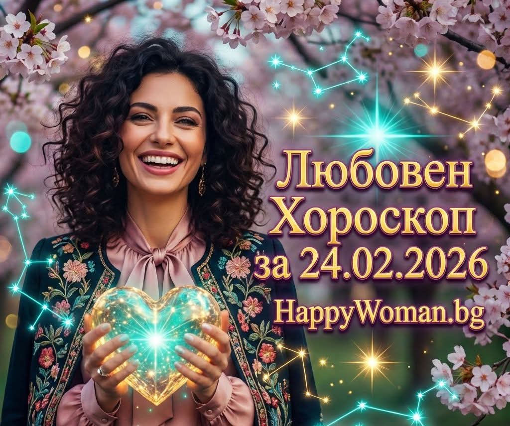 Любовен хороскоп за 24.02.2026 - Вторник Любовен хороскоп за 24.02.2026 – Вторник