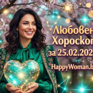 Любовен хороскоп за 25.02.2026 - Сряда Любовен хороскоп за 25.02.2026 - Сряда