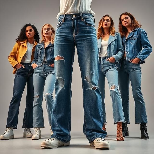 Модерни дънки с интересни детайли - новото лице на денима Модерни дънки с интересни детайли – новото лице на денима