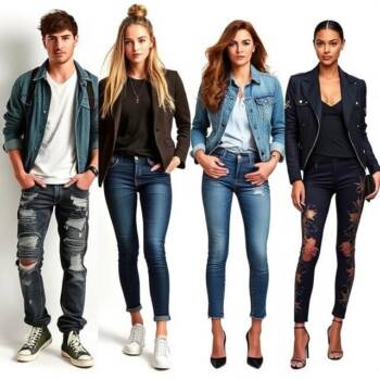 Модерни дънки с интересни детайли - новото лице на денима Модерни дънки с интересни детайли - новото лице на денима